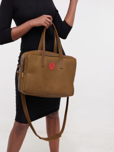 Pure Leather Garsen Laptop Bag Olakira craft