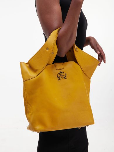 Pure Leather Turbi Handbag Olakira Craft