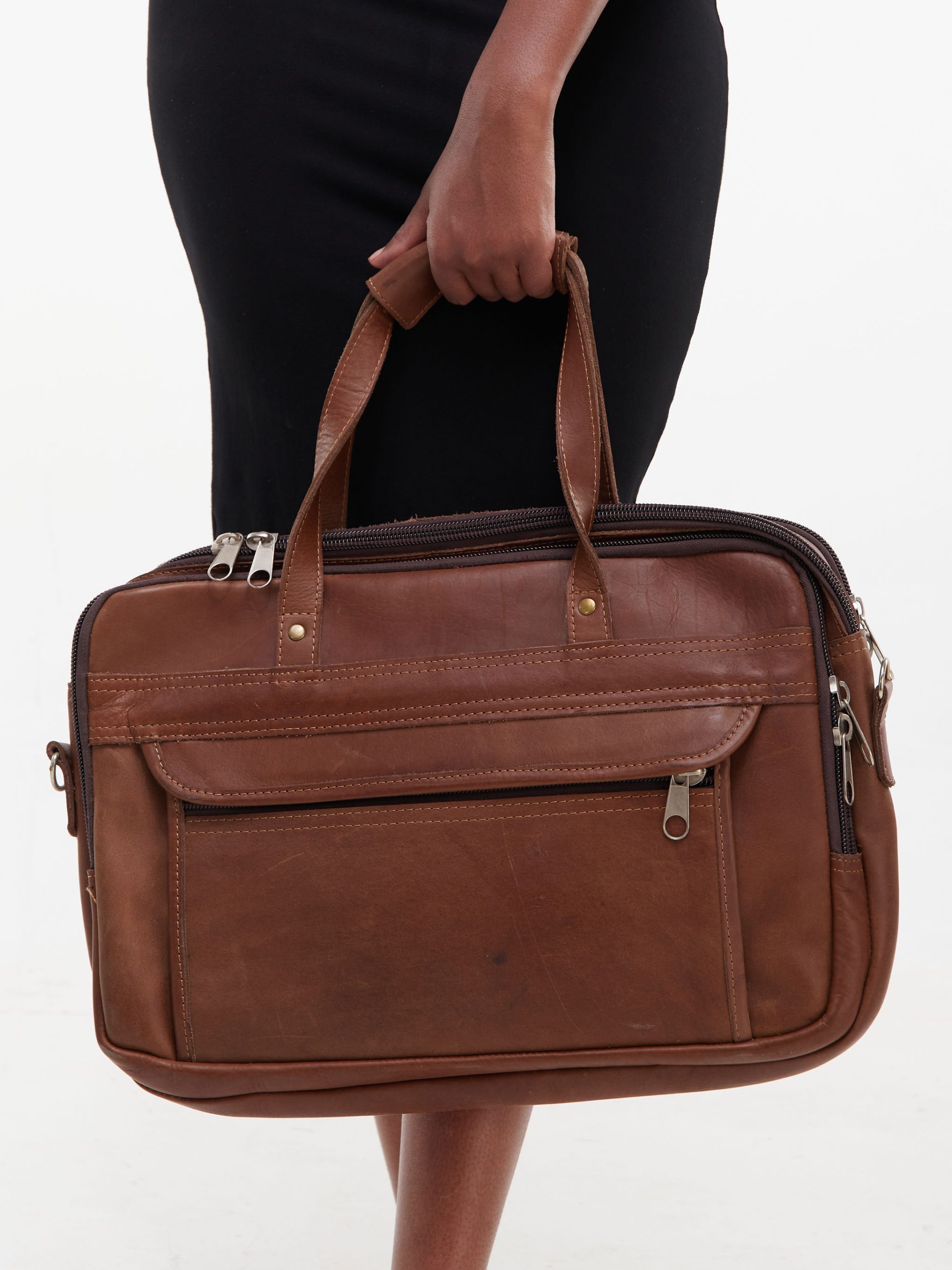 Pure Leather Saloi Laptop bag Olakira Craft Pure Leather Saloi Laptop bag Olakira Craft