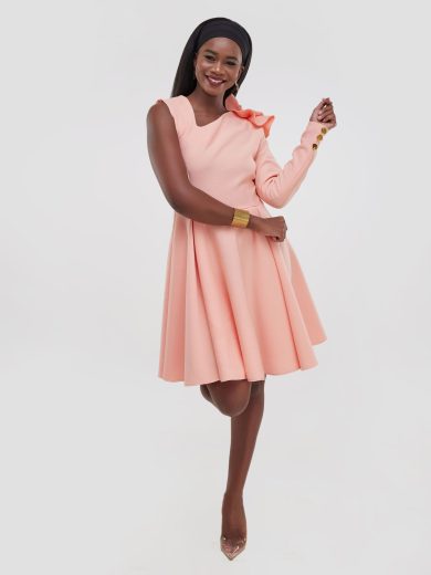 Talet Dress Peach Olakira Craft