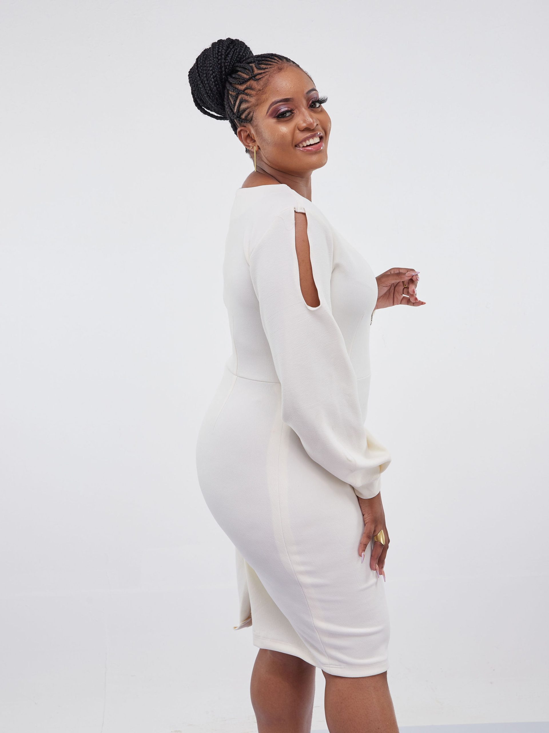 Titila Dress Cream White Olakira Craft Titila Dress Cream White Olakira Craft
